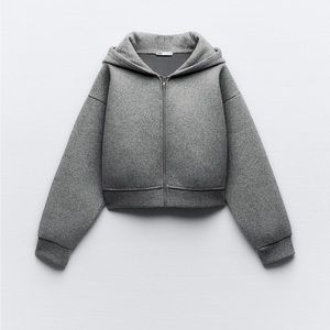 cozy jacket by zara